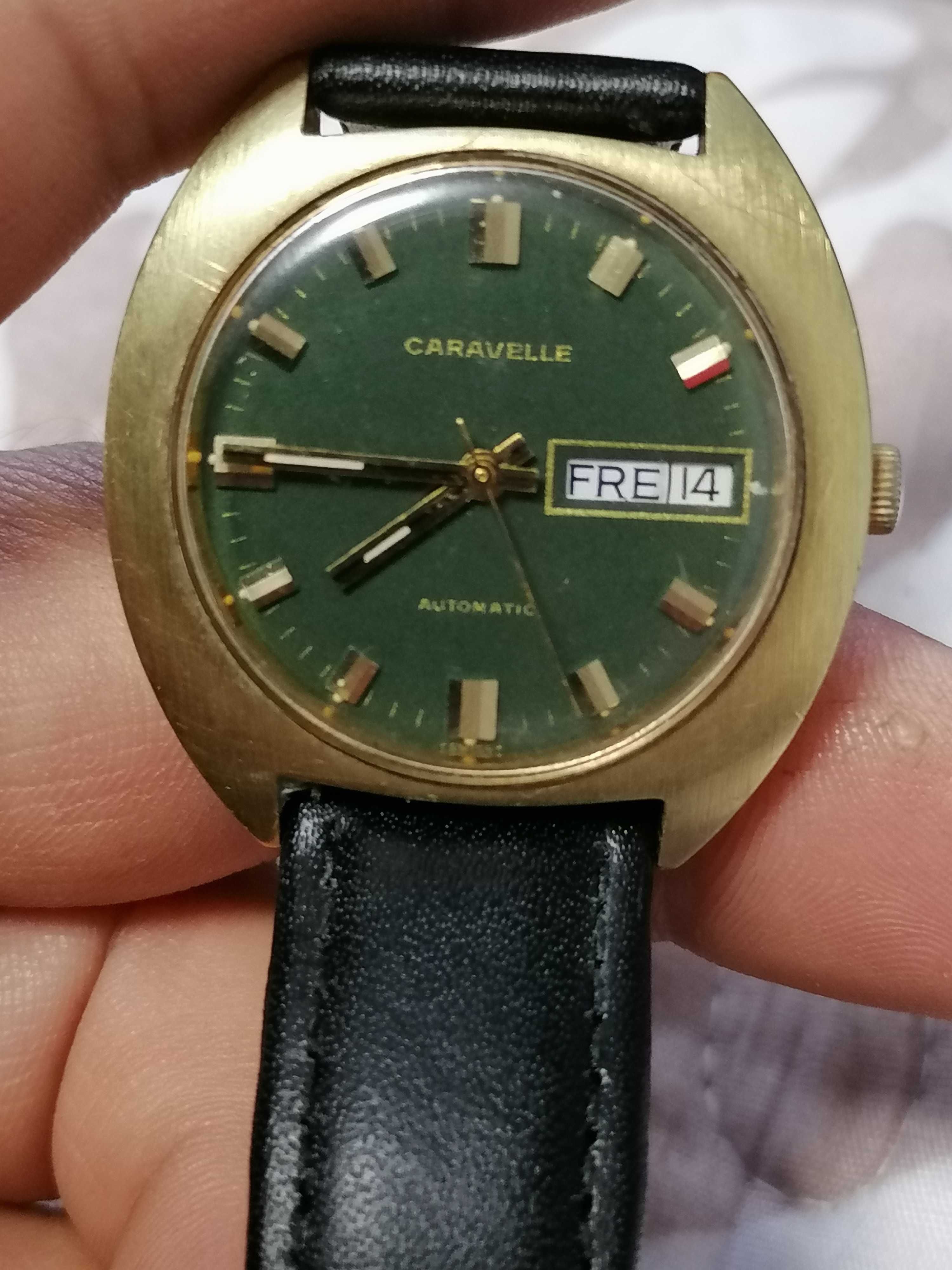 Caravelle by Bulova Day Date automatic Swiss