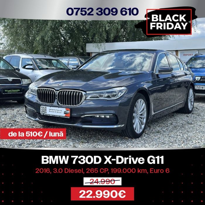 Bmw 730d X-drive sport packet Garantie Rate