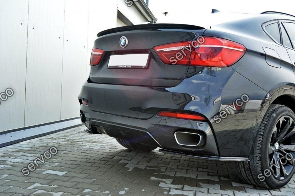 Prelungire bara spate BMW X6 F16 Mpack 2015- v1 Maxton Design