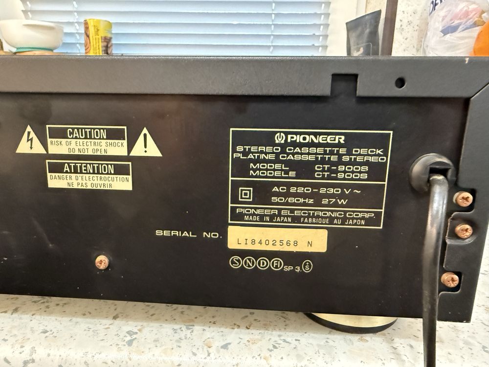 Като нов Pioneer CT-900s 3 head