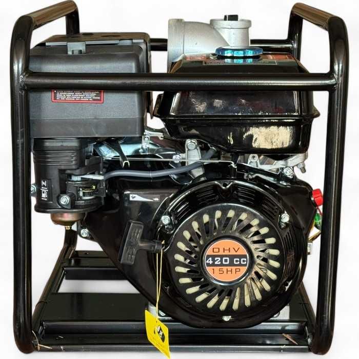 Bullmax 4-цолова професионална бензинова помпа 15HP, 1600l/min