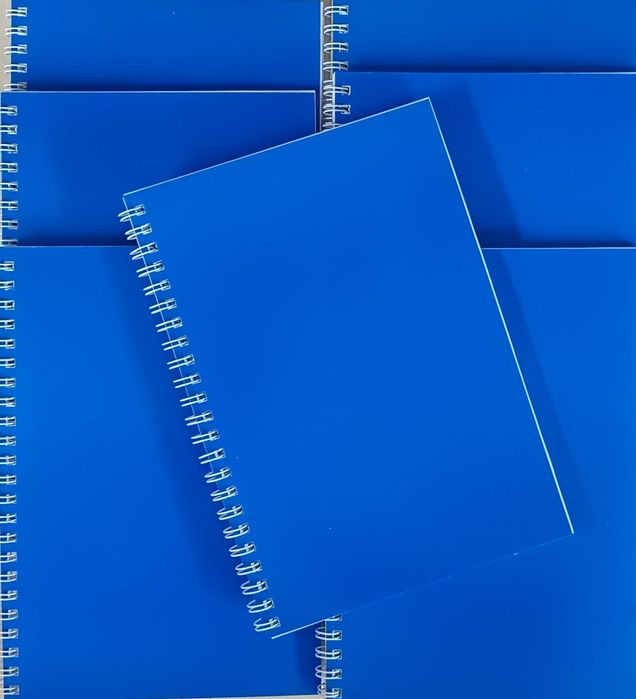 Блокноты готовые синий цвет 400 тг