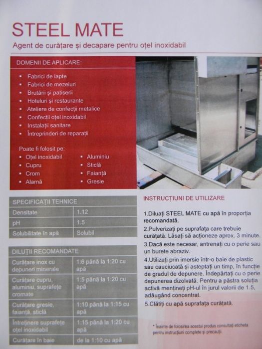 Solutie curatare butoaie inox si damigene