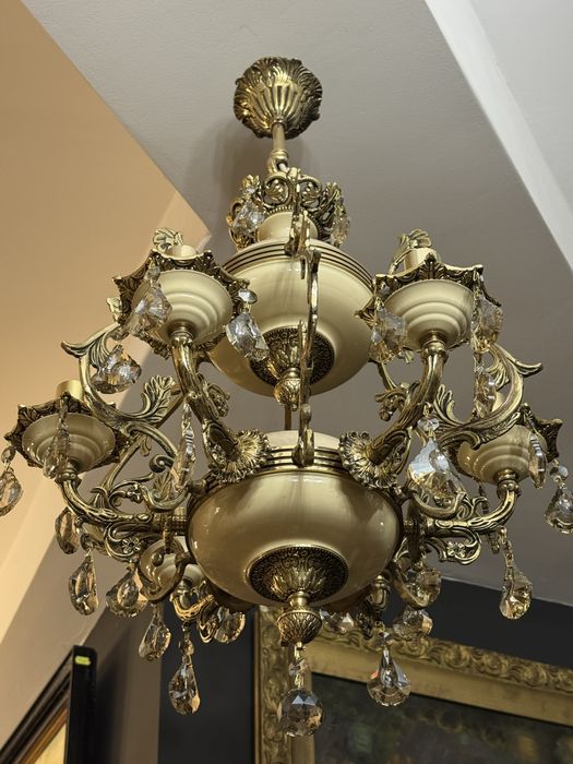 Candelabru din bronz masiv