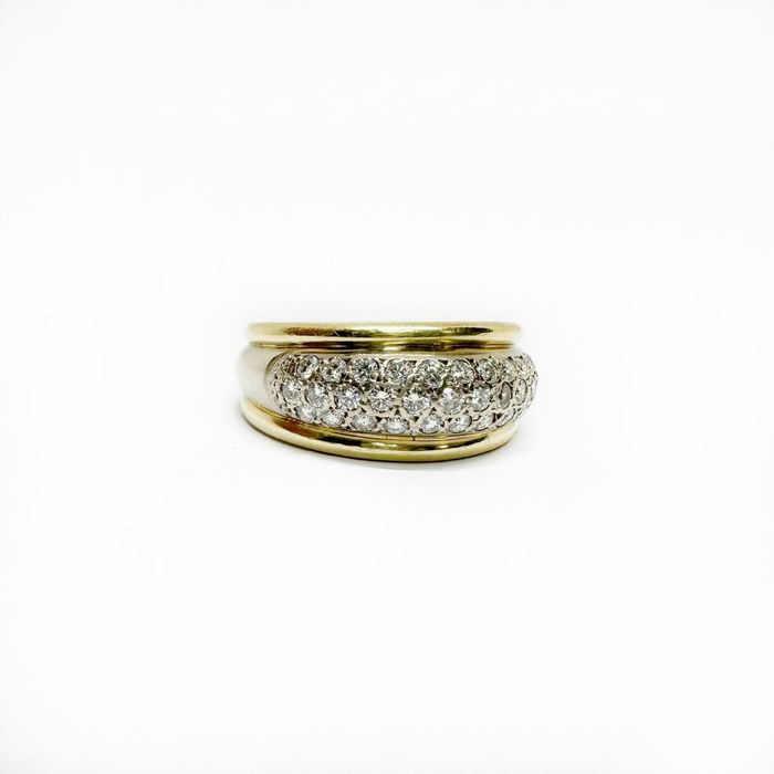 Inel din aur 18K cu diamante naturale 0.88CT VVS-VS