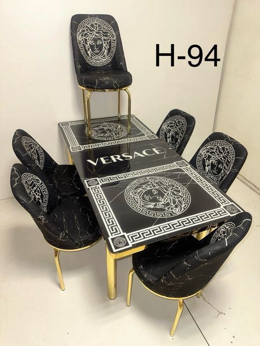 Маса и 6 стола трапезни