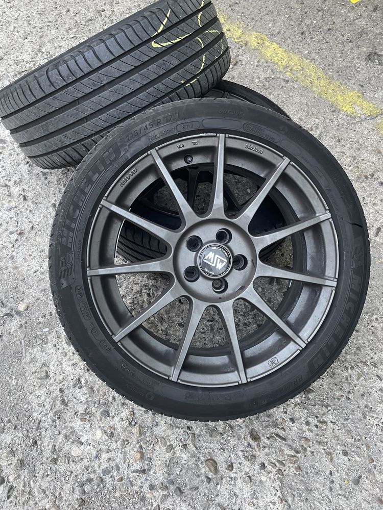 Jante aliaj MZM OZ Racing si cauciucuri Michelin de vara 17” +bonus