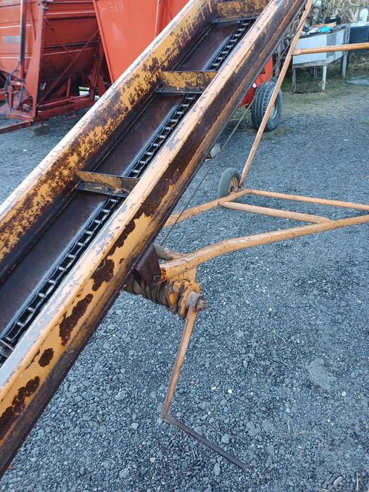 Banda transportoare porumb lungime de 8 m motor 220v