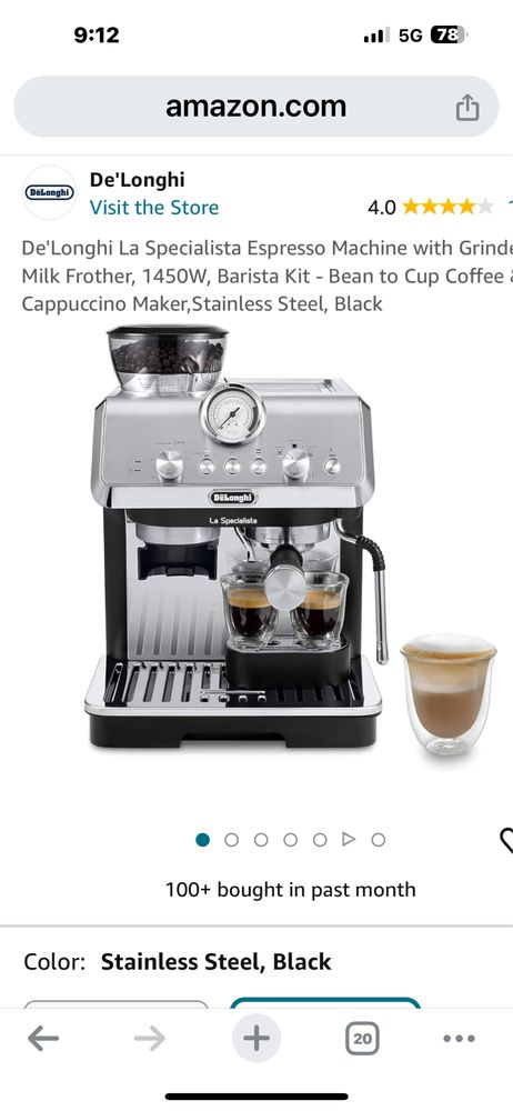 Кафемашина Delonghi ЕС9155.МВ