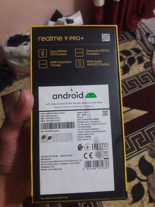 Realme 9 Pro Plus 5G 8+4/256gb