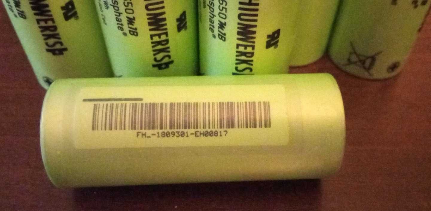 Акумулаторна батерия Lithiumwerks ANR26650M1b 2500mAh 3.3V LiFePO4