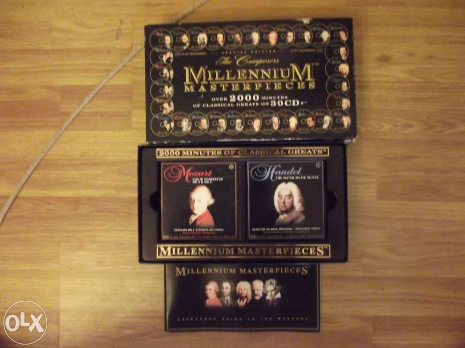 caseta muzica clasica 30 cd-uri millennium masterpieces