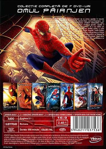 Spider-Man Collection  - Subtitrate in limba romana 6 DVD