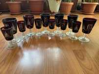 Vand set pahare rubin