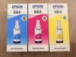 Оригинальные чернила Epson 664 (Cyan, Magenta, Yellow)