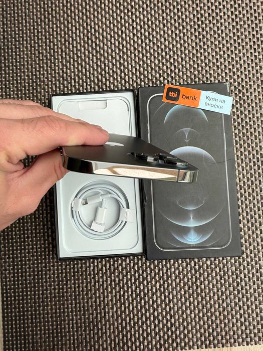 256Gb! iPhone 12 Pro MAX  Лизинг от 22лв/м Graphite черен изплащане