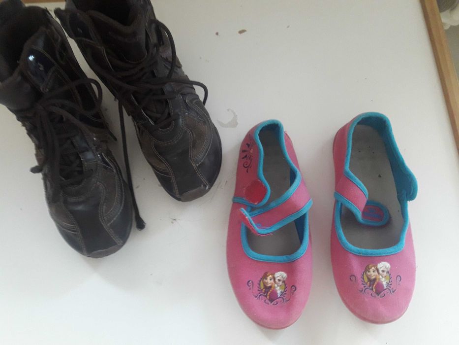 Oбувки от 27н 32н и k&k бели кожа 20лв и други