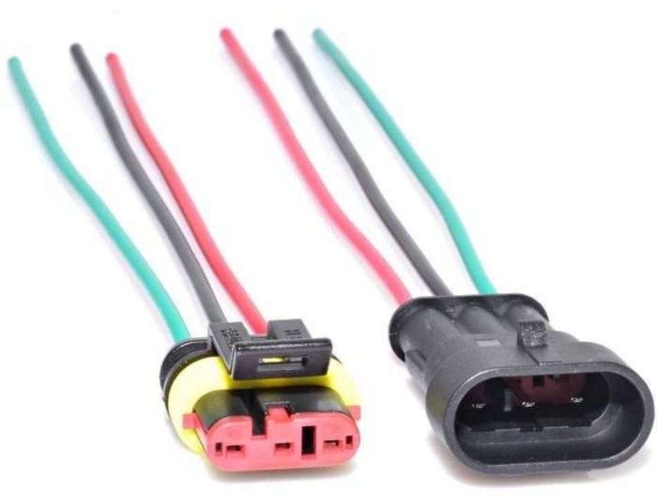 Conector mufa auto 12V Waterproof Ermetic Superseal Rezistente la Apa