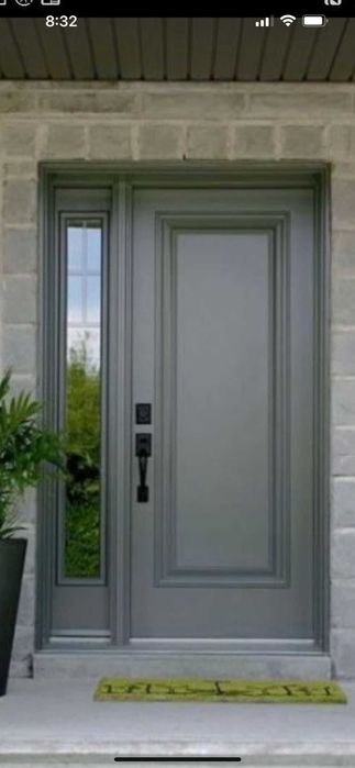 Uși de intrare din lemn premium, forme și culori personalizate