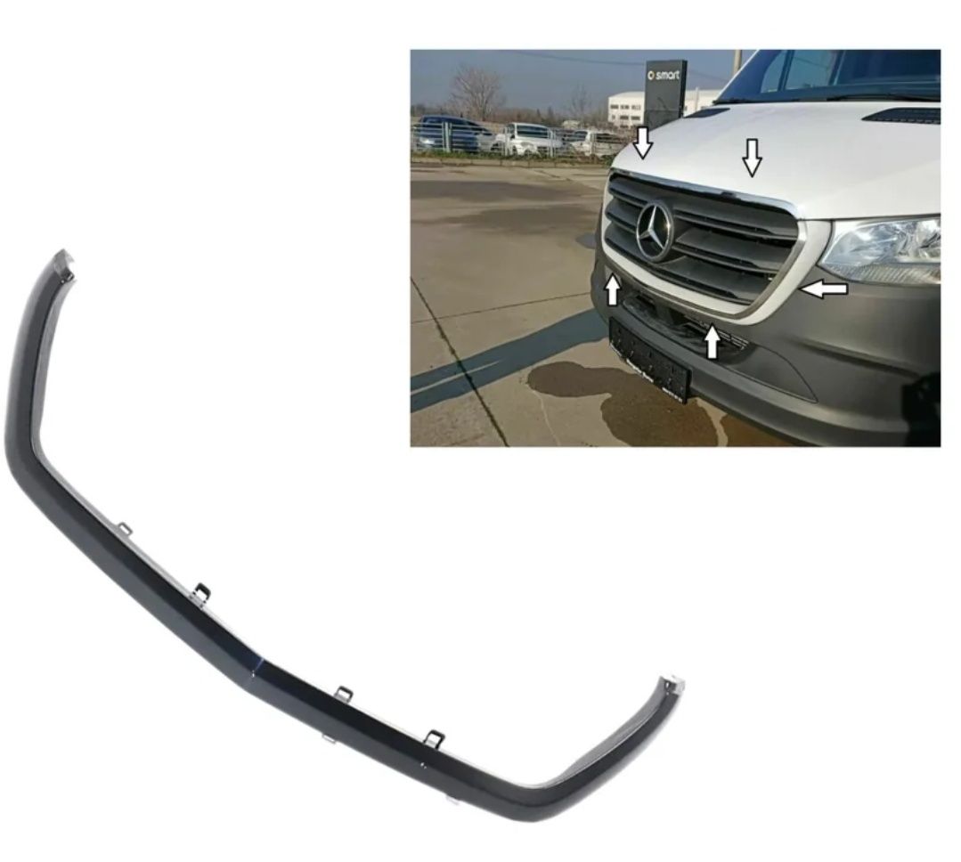 Ornament Grilă Radiator Sprinter Mască Grilă Radiator Ramă  Metalică