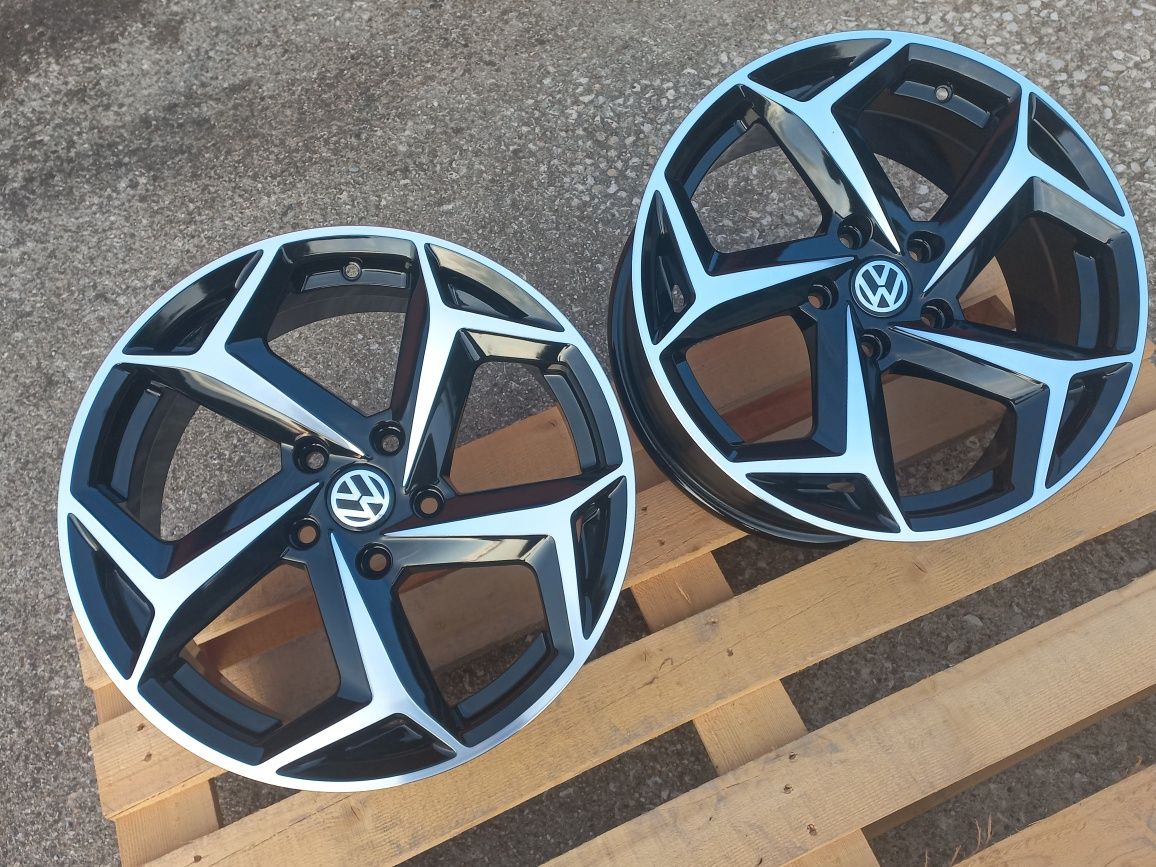 17 VW 5х112 7j et40 Golf Passat Caddy Tiguan Touran Sharan Black Polis