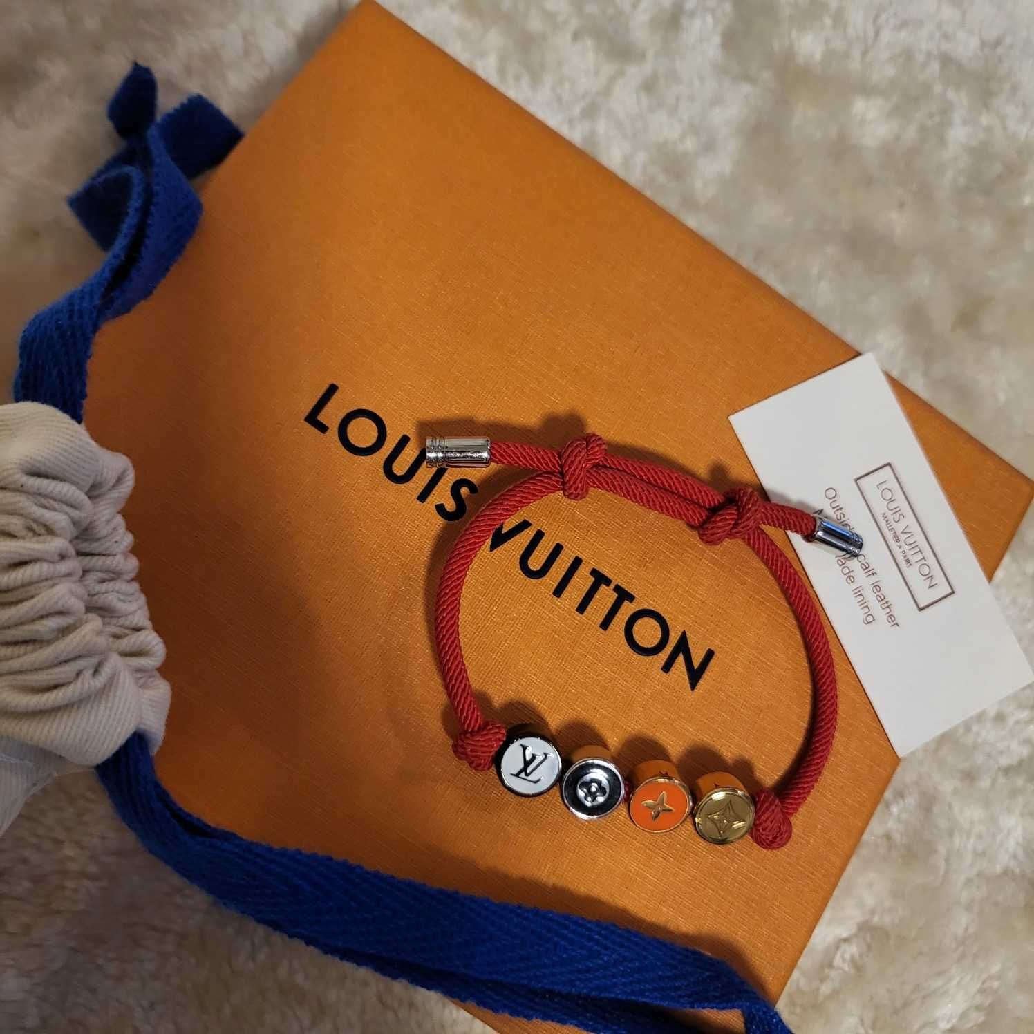 Bratara Louis Vuitton unisex, reglabila, noua in cutie