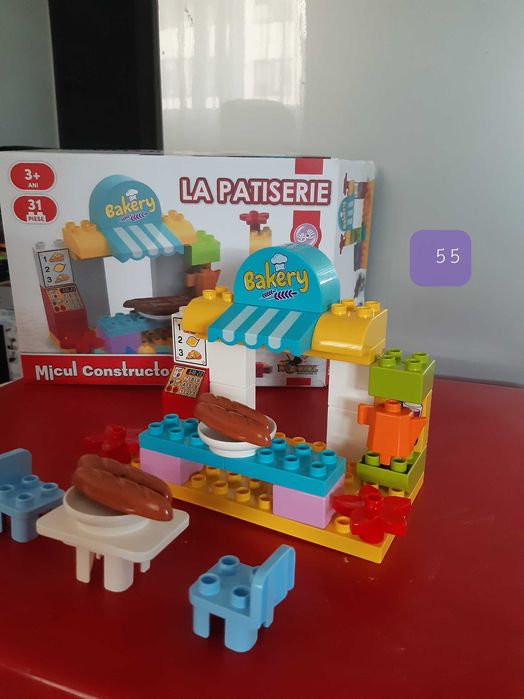 Joc de construit tip lego la patiserie