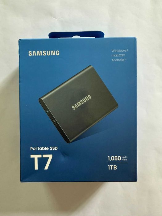 SSD Extern Samsung T7 - gen 2 - 1 TB ! SIGILAT + Garantie