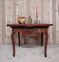 Masa veche din lemn masiv stil rustic reconditionata