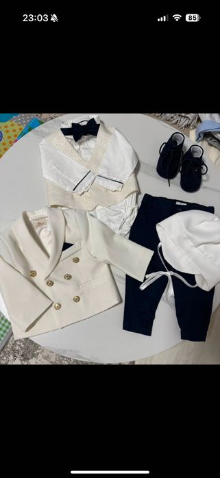 Costum de botez bebelus baiat
