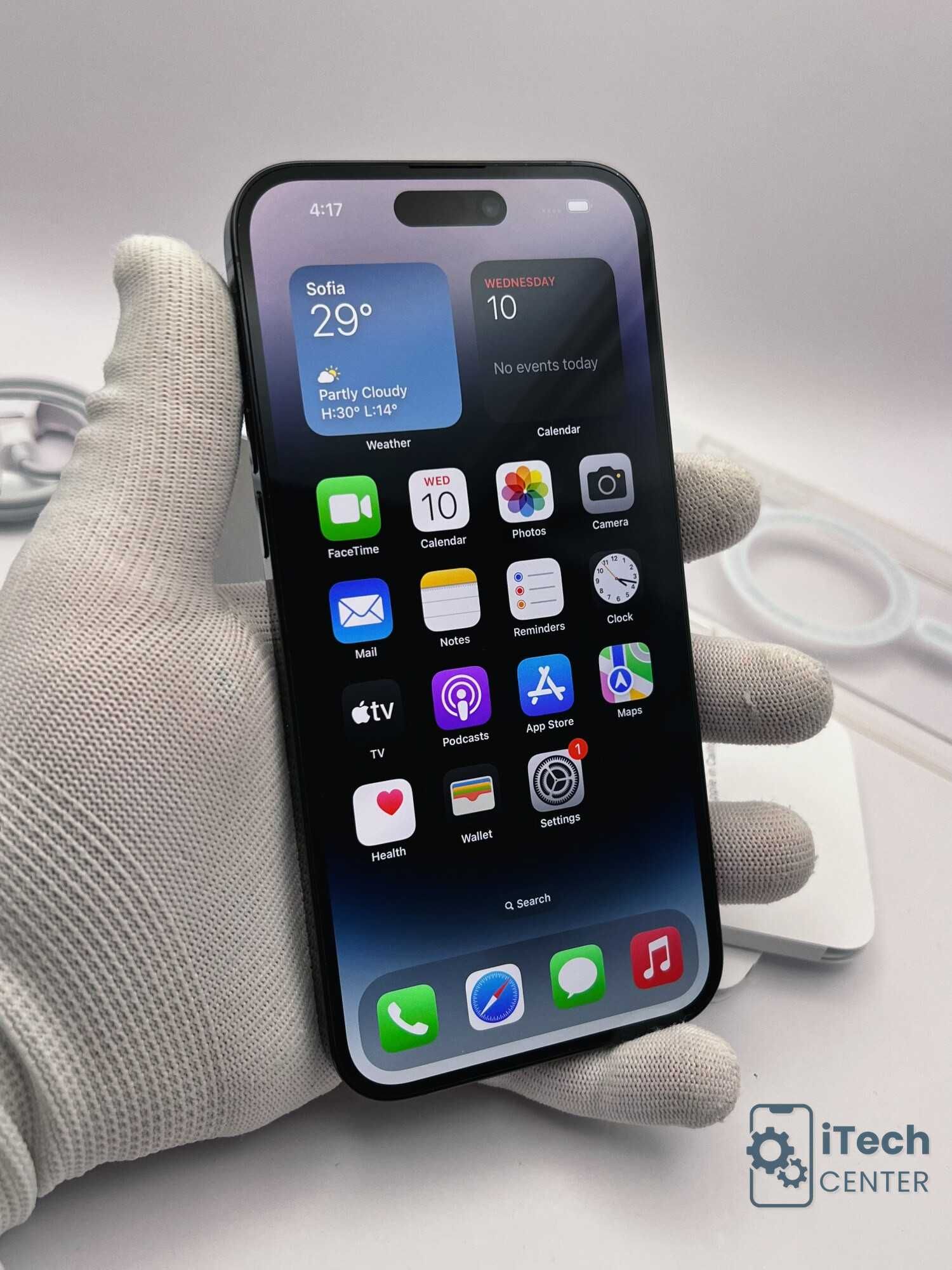 iPhone 14 Pro MAX, 256GB, Black, 94% батерия, КАТО НОВ, 1г. ГАРАНЦИЯ!