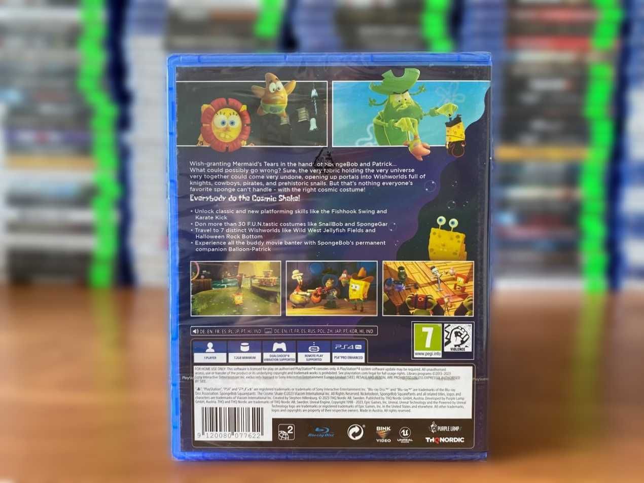 НОВЫЙ SpongeBob SquarePants: The Cosmic Shake PS4/PS5 Спанч Боб Пс 4