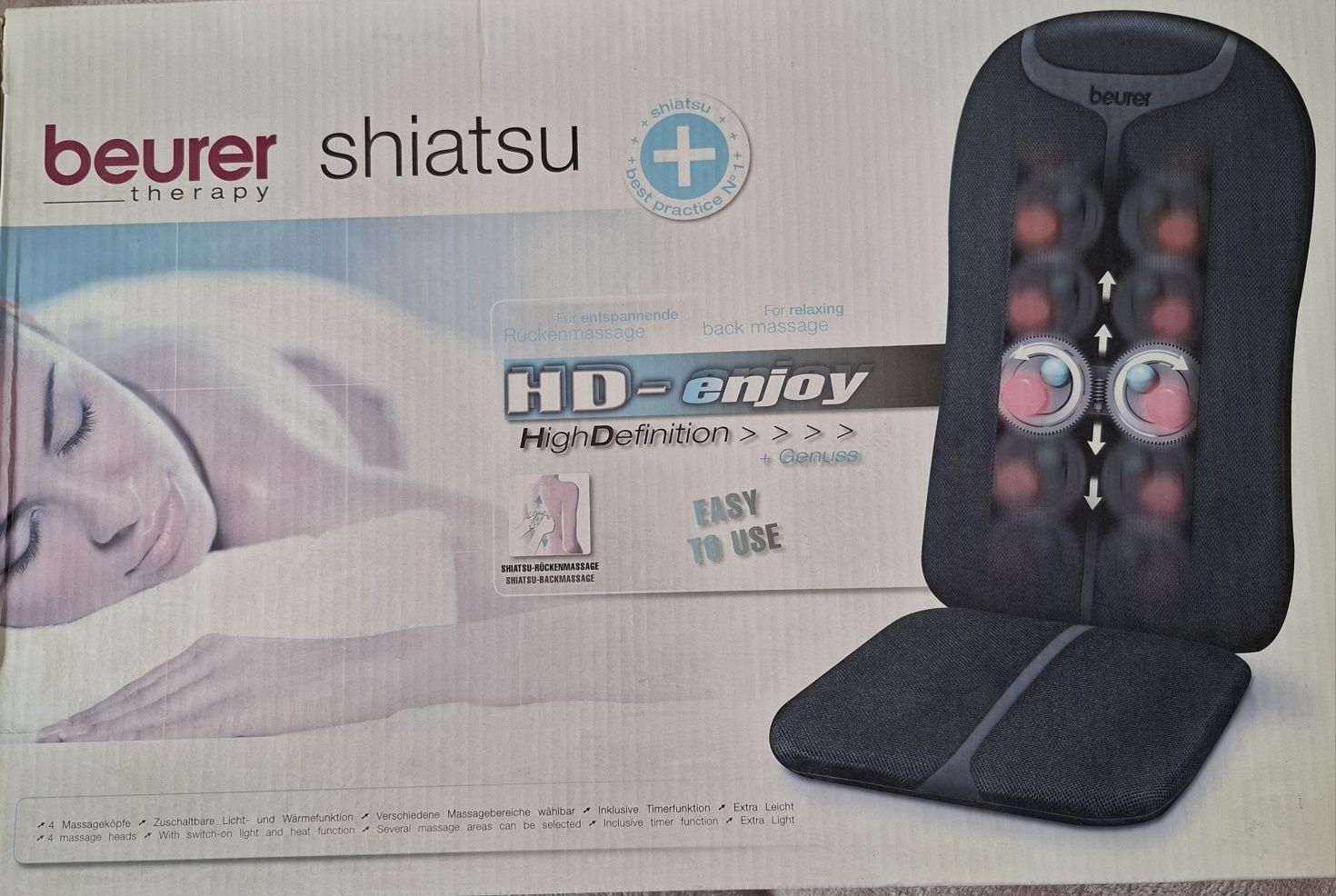 Husa Scaun MASAJ Aparat Masaj Beurer MD 205 ca NOUA
