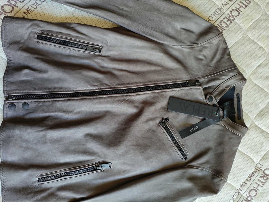 Replay Кожено Яке 100% Оригинален продукт