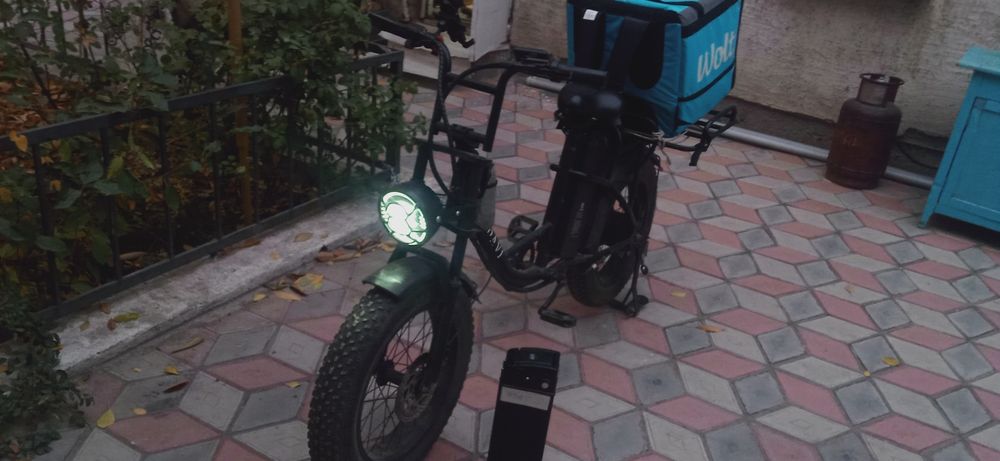 Электровелосипед Davi geopard с два ботерейкам