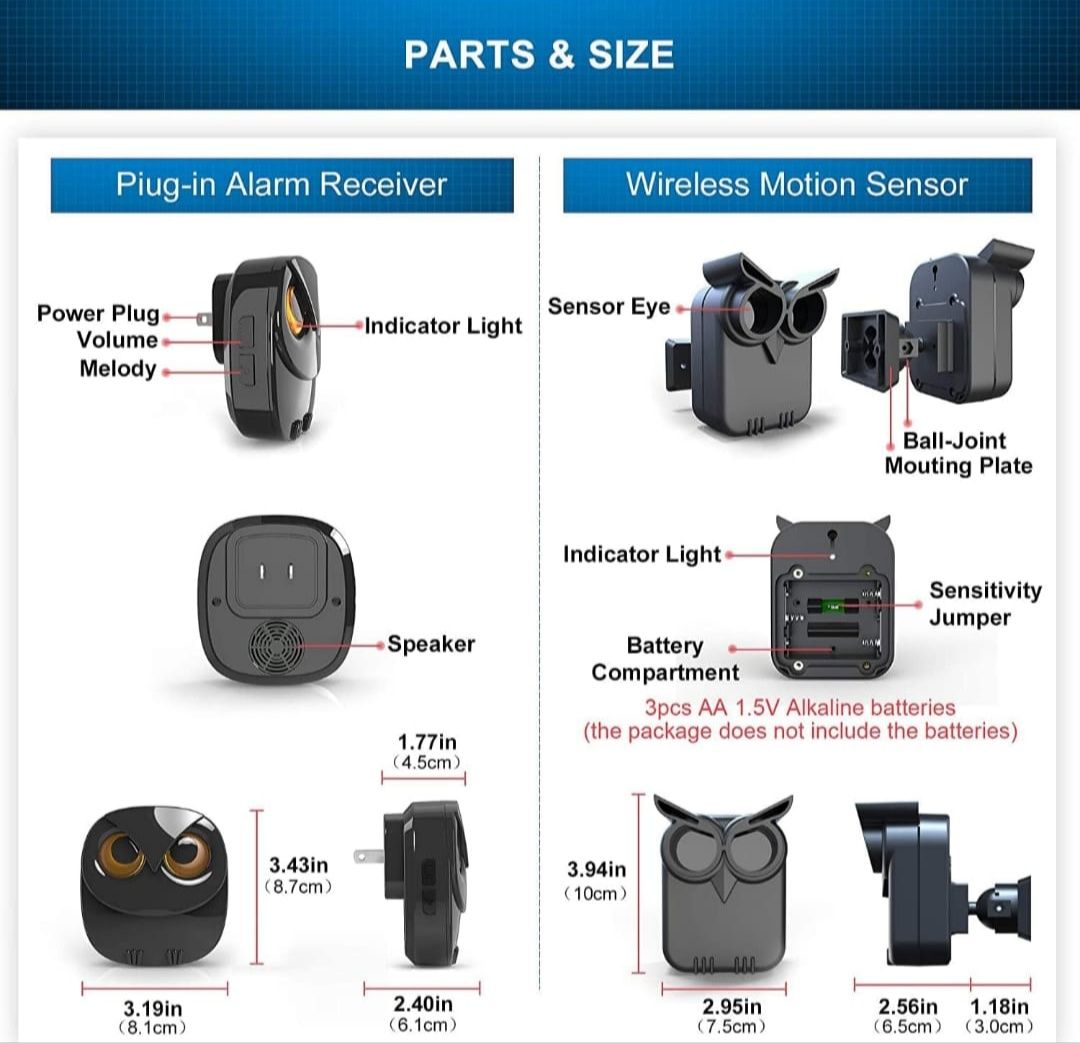 Sistem de alarmă wireless cu rază de acțiune de 800 m