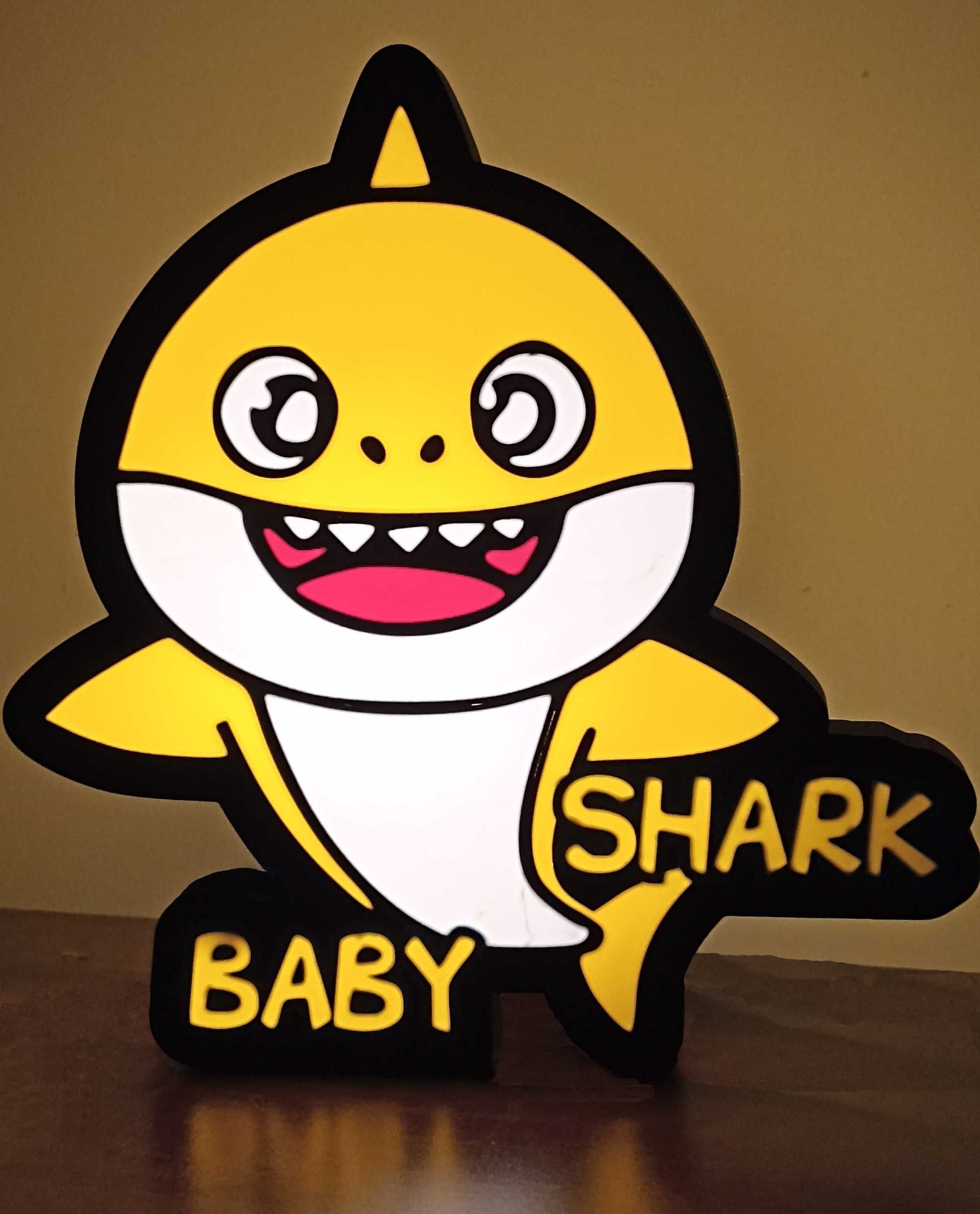 Baby Shark - Нощна детска лампа!