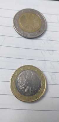 Monede euro  de 2 €, 1 €,0.50 €,0,20€
