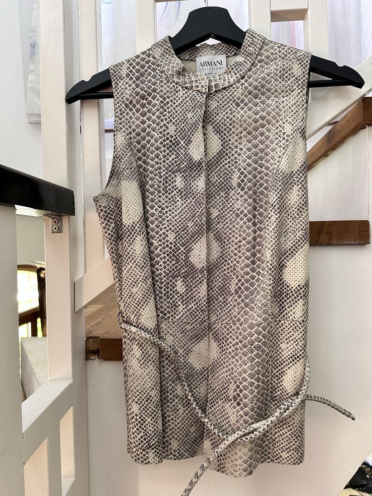 Кожен елек Armani ОРИГИНАЛ, нов.