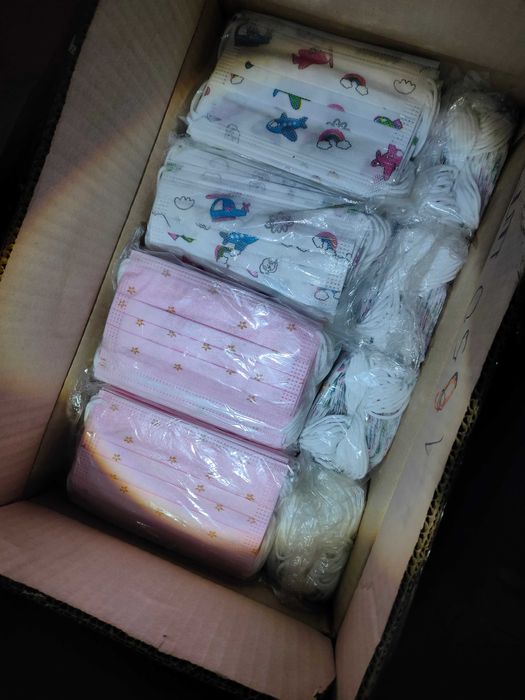 Маска детская одноразовая