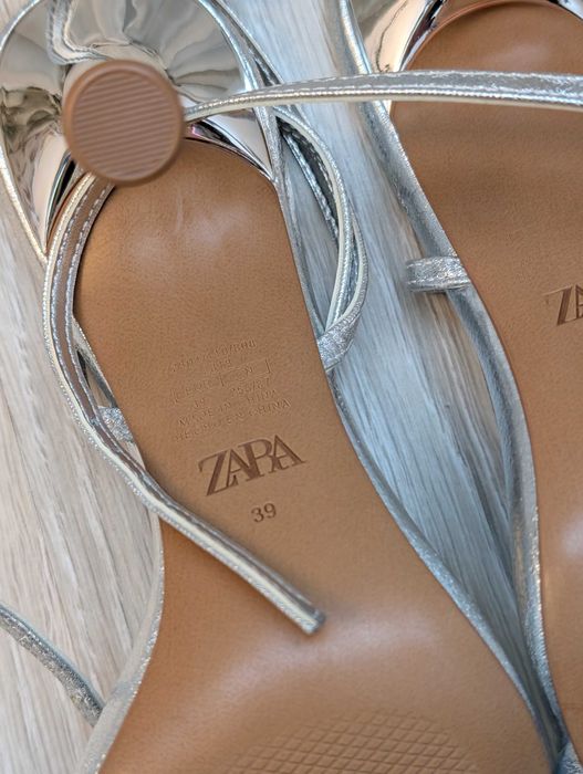 Sandale ZARA Argintii