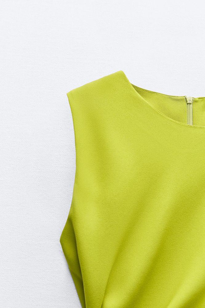 Платье со сборками ZARA