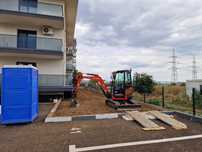 excavator cu deservent / fundatii, canalizari, gaz, electric.