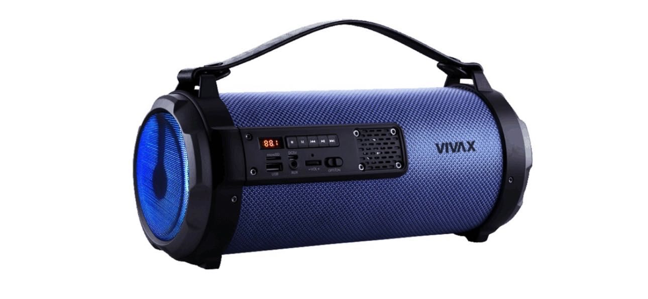 Преносима тонколона Bluetooth VIVAX BS-101  Синя/Червена