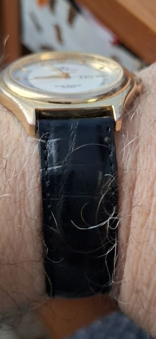 ANKER ceas de mînă bărbătesc cu baterie și curea din piele naturală.