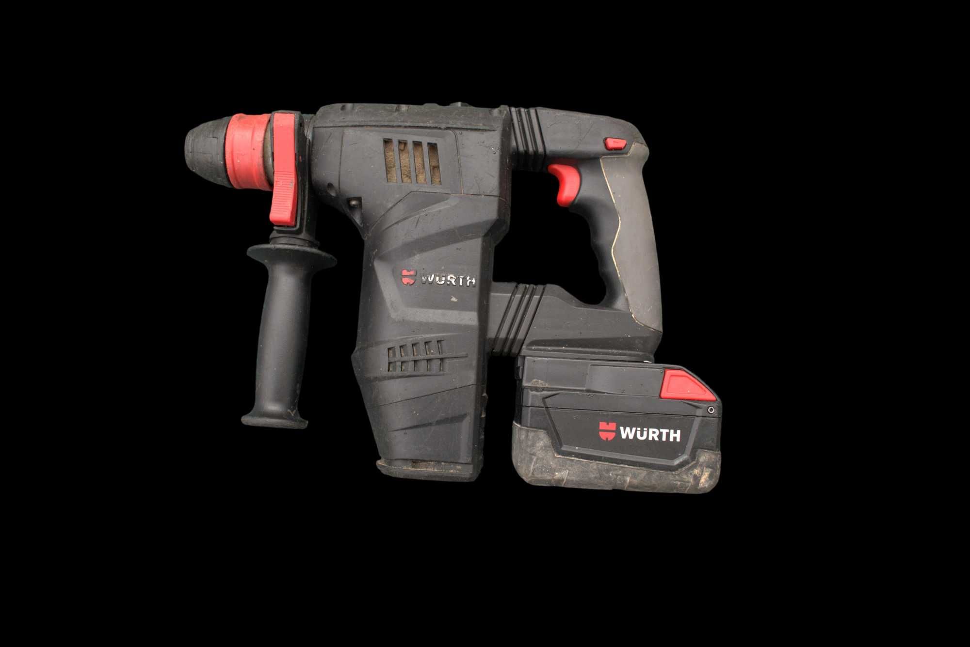 Ciocan rotopercutor WÜRTH cu acumulator și încărcător