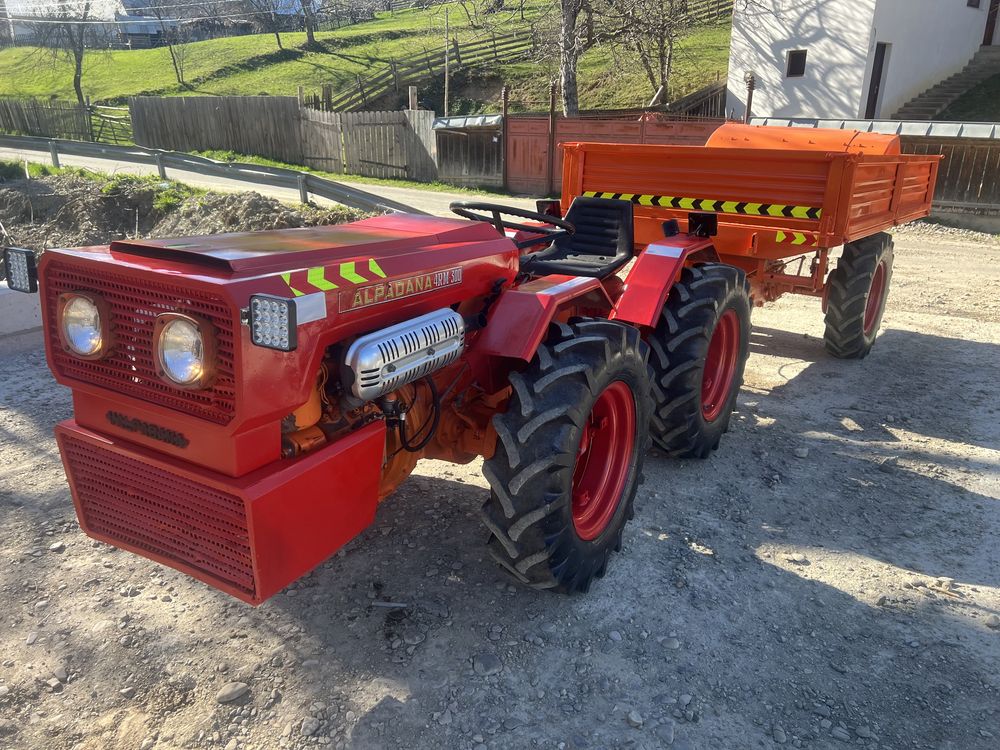 Tractor Articulat 6x6 Cu remorca Valpadana si freza