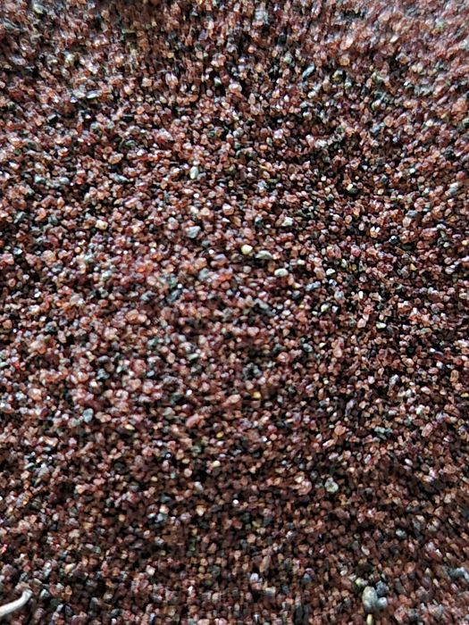 Песок для пескоструя, песок для пескоструйки, гранатовый абразив