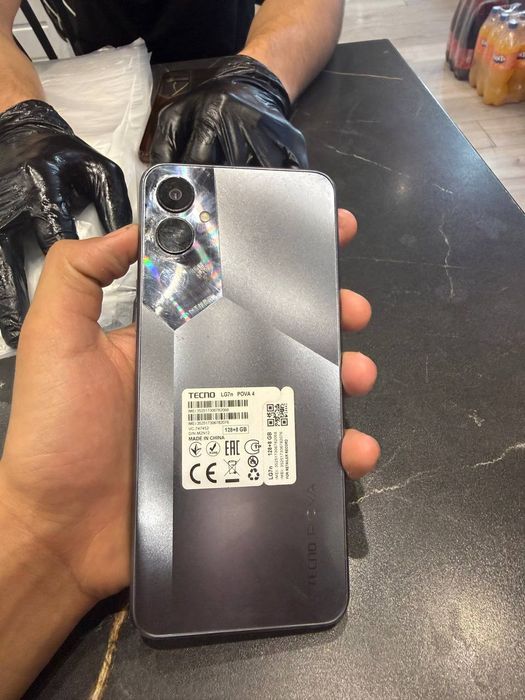 Techno pova 4 128/8xotira  6500amper batereka