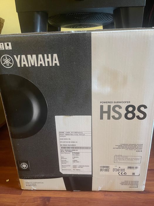 Yamaha HS8S Subwoofer de studio